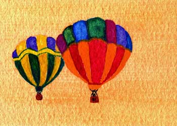 "Off We Go" by Sharon Feathers, Ringle WI - Watercolor